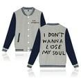 thumbnail image 6 of Josiah Queen The Prodigal Logo Merch Varsity Jacket Unisex Fashion Long Sleeve Sweatshirts, 6 of 6