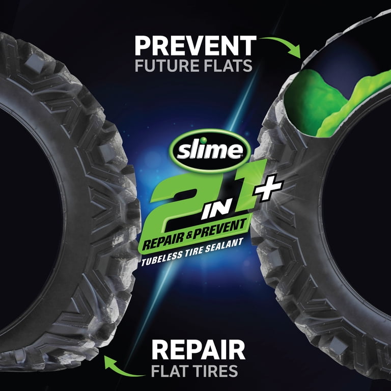 Slime 2-in-1 Plus Tubeless Tire Sealant, 12oz photo 6