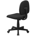 thumbnail image 4 of Scranton & Co Contemporary Fabric Armless Ergonomic Task Office Chair in Black, 4 of 4
