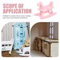 thumbnail image 4 of unbranded Mini Rocking Chairs for Crafts Miniature Rocking Horse Wood 1Pack, 4 of 6