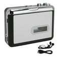 thumbnail image 2 of Convertidor De Casete USB A MP3, Reproductor De Casete Portátil ABS Con Pilas Para Exteriores, 2 of 7