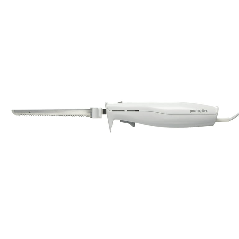 Proctor Silex Electric Knife with Stainless Steel Reciprocating
