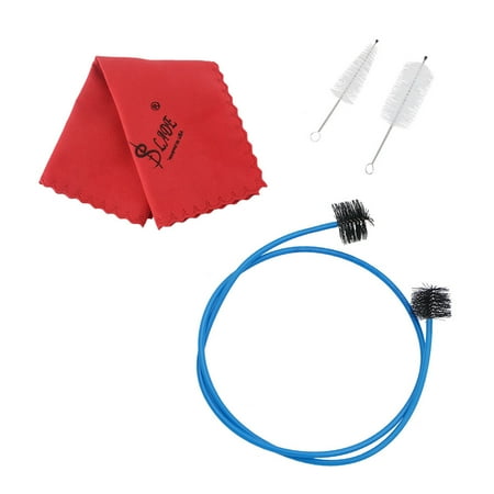 

Trumpet Maintenance Cleaning Care Kit Set Including Mouthpiece Brush Valve Brush Flexible Snake Brush Cleaning Cloth