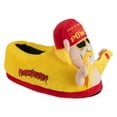 thumbnail image 4 of Odd Sox, Hulk Hogan, Fun Indoor Novelty Slippers, Big Fuzzy Cozy, Medium, 4 of 6