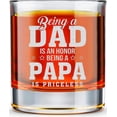 thumbnail image 1 of Glass Rock BETHEGIFT Papa, 300 ml, para el Día del Padre o cumpleaños, 1 of 7