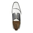 thumbnail image 4 of LIBERTYZENO Mens Double Tone Classic Dress Shoes For Adult Male, 4 of 7