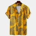 thumbnail image 3 of LEEYNEER Pants Mens tops Casual Men‘S Fashion and Comfortable Short-Sleeved Single-Breasted Shirt top, 3 of 3