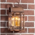 thumbnail image 2 of Irvins Country Tinware Carriage House Outdoor Wall Light in Aged Brass, 2 of 3