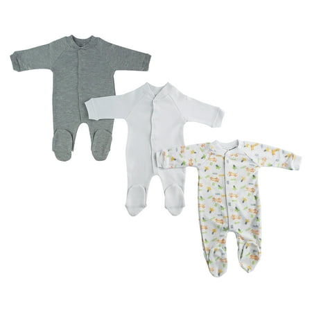 

Bambini Sleep N Play One Piece Romper Coverall (Pack of 3)