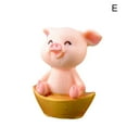 thumbnail image 3 of Soumake Cute Resin Money Lucky Pig Figurine Statue Diy Miniature Garden Table Ornament Household, 3 of 7