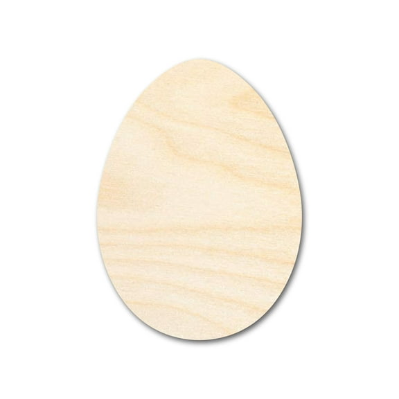 Bigger Better | Unfinished Wood Egg Shape | DIY Craft Cutout 24" / 1/2"