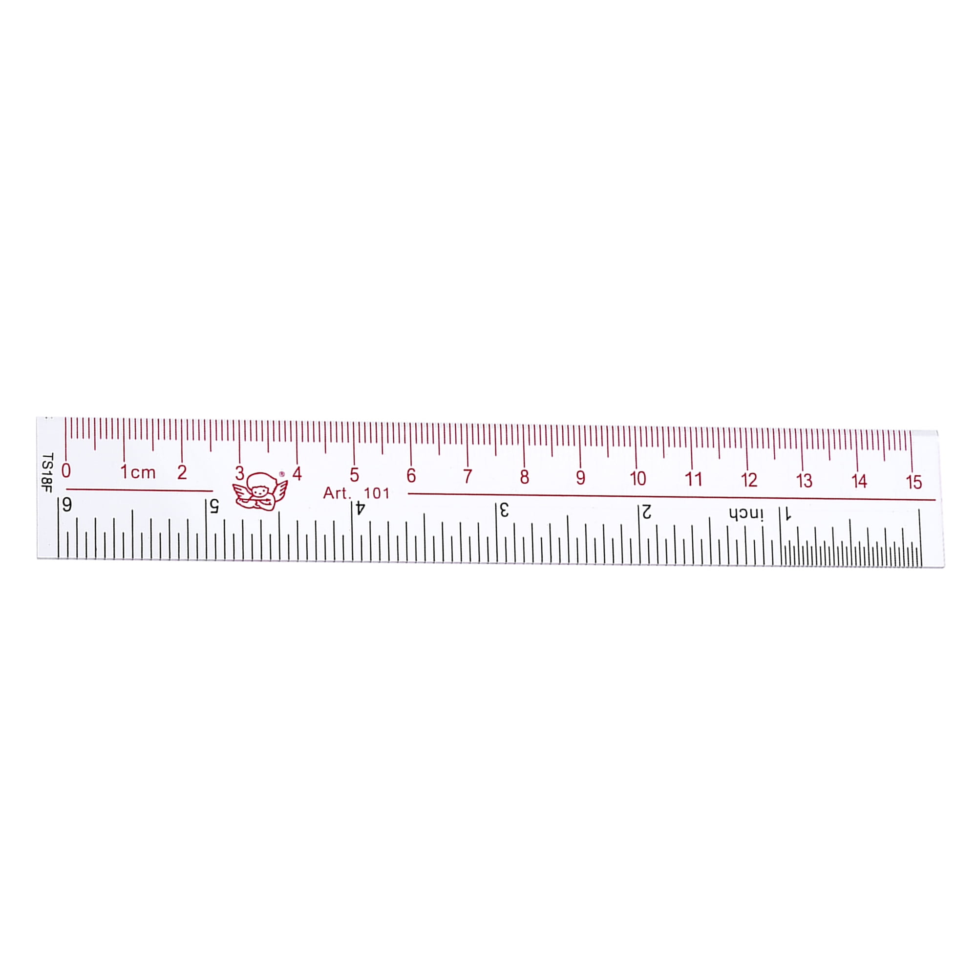 Midori Metric CL Ruler 15cm Pink (42232006)