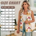 thumbnail image 7 of Uorisanigo Christmas Cute Gingerbread Womens Vest Sleeveless Women's Suit Vest with Pockets Size 3XL Open Front Loose Vests Top Casual Outerwear, 7 of 7