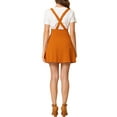 thumbnail image 3 of Allegra K Women's Casual Adjustable Strap Button Front Suspender Skirt, 3 of 6