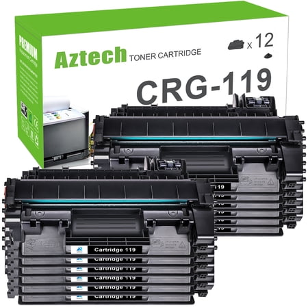 A Aztech 12-Pack Compatible Toner Cartridge for Canon 119 (3479B001AA) Image CLASS MF6160DW MF414DW LBP251DE LBP252DW MF5960DN MF5950DW (Black) price history on PriceWatchPro