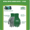 thumbnail image 4 of (2 pack) Expert Gardener 5 Pair Nitrile Garden Gloves, Large, 4 of 7