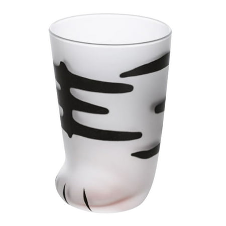 

CHGBMOK Creative Animal Cat Foot Glass Cup Frosted Cat Claw Milk Juice Glass Beer Drink Cup On Clearance