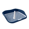 thumbnail image 3 of DOLITY Portable Dog Toilet Dog Potty Tray with Protection Wall Small Dog Urinal for Pee Blue, 3 of 9