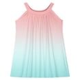 thumbnail image 6 of Zpanxa Girl Summer Dress Girl's Wrinkle Suspender Cami Dress Gradient Shiny Sleeveless Round Neck Casual Dresses Pink 7 Years, 6 of 9