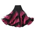 thumbnail image 4 of latino Vestido de oriental Traje de enagua larga Ropa de mujer Negro rosa rojo Hugo Vestido de baile latino, 4 of 8