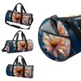 thumbnail image 3 of Fragmented Flowers Sports Bag with Shoe Bag, Yoga Bag, Travel Tote, Duffle Bag, Size 17.7 Inches. Interior Zipper Pocket. Large Capacity., 3 of 6