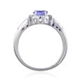 thumbnail image 4 of Tanzanite Halo Ring, 4 of 9