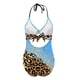 thumbnail image 5 of Traje de baño de una pieza para mujer, conjuntos de bikini para mujer, traje de baño con espalda de tirantes estampada para mujer, trajes de baño de tallas grandes, tankinis, trajes de baño para mujer, 5 of 6