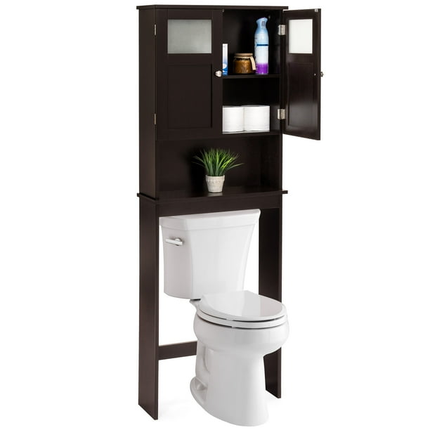 Best Choice Products Bathroom OvertheToilet Space Saver Double Door