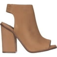 thumbnail image 4 of Womens Steve Madden Valencia Peep Toe Sandals, Natural Nubuck, 4 of 6
