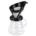 thumbnail image 2 of Zootealy Pour Over Coffee Maker Set Kit Includes 350ml Gooseneck Kettle 600ml Coffee Dripper Brewer 30PCS V-Shaped Paper Coffee Filter Excellent Coffee Gift, 2 of 7