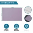 thumbnail image 6 of Purple Solid Color Placemats Set of 4, Aesthetics Contemporary Luxury Placemats for Dining Table, Place Mats for Kitchen Tabletop, Waterproof Wipeable Dining Table Mats Set, 6 of 9