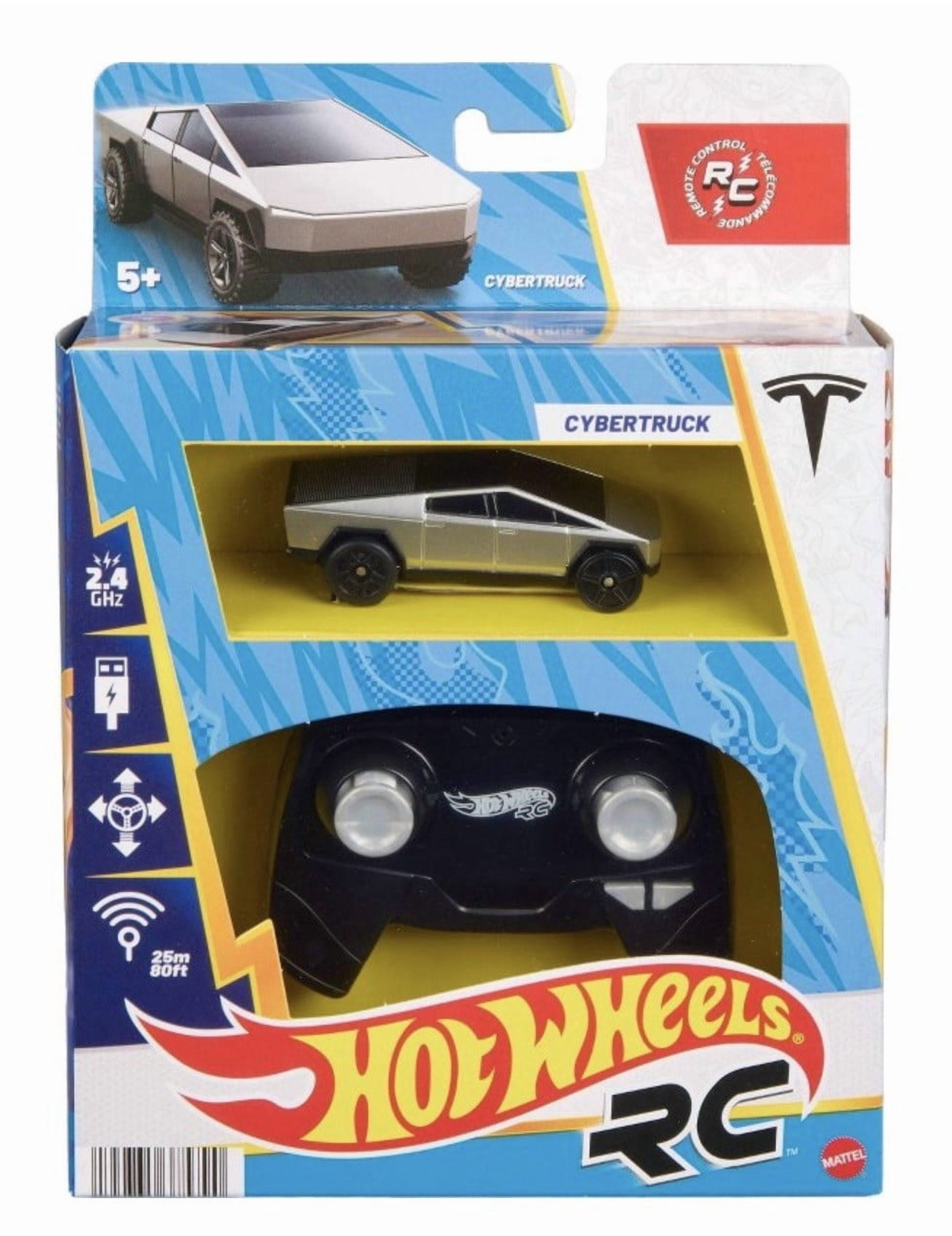 Hot Wheels Toy Power RC 1:10 Tesla Cyber Truck - Walmart.com