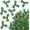 Green, variant on Tutuviw 200 Pcs Christmas Holly and Berry Christmas Embellishments 1.4" Mini Triple Leaf Holly Berries Christmas Holly Berries Sequins for Christmas Party Gift Fillers Decorations Supplies(Green)