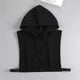 thumbnail image 1 of Cuello falso perfecl para mujer Sudadera con capucha Negro, 1 of 7