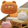 thumbnail image 4 of Juguete de peluche de , almohada de dibujos animados de peluche suave, cojín de muñeca, sala de , dormitorio, oficina, sofá, , Oso soportar Yotijar juguetes de peluche, 4 of 10