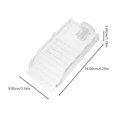 thumbnail image 2 of SEWACC 1Pcs Quai de Plongée pour Reptiles en Plastique Blanc pour Tortues, 2 of 7