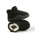 thumbnail image 2 of ZACPNCV Girls Winter Boots Kids Snow Ankle Fuzzy Boots for Toddler Black, 2 of 7