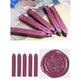thumbnail image 2 of Moins de 5 Bureau&Artisanat&Papeterie Vin 5 Pcs Manuscrit pour Mèches d'Affranchissement Sceau Bâtons Scellage Lettre Rouge Cire Bureau & Papeterie, 2 of 5