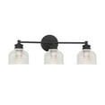thumbnail image 4 of Trade Winds Lighting 3-Light Bathroom Vanity Light In Matte Black, 4 of 7