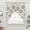 Beige, variant on Farmhouse Dandelion Swag Curtains for Kitchen/Bedroom/Living Room, Spring Modern Minimalist Country Flower Scalloped Curtains 63 Inch Long, Window Swag Topper Curtains Valances 2 Panels Set 36"x63"