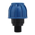 thumbnail image 4 of Pipe Connector, Pipe Adapter, Blue+Black No Rust For Toilet Kitchen Bathroom 25mm To G3/4in Male Thread, 4 of 8
