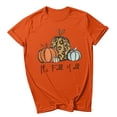 thumbnail image 4 of Puntoco Mujer Verano Casual Cuello Redondo Otoño Estampado Manga Corta Top Blusa Camiseta Puntoco Puntoco-7719, 4 of 4