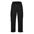 thumbnail image 4 of Eashery Cargo Jeans for Men Flex Cargo Pant Casual Loose Beach Pants Sweatpants for Men (Black,3XL), 4 of 5