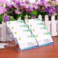 thumbnail image 2 of 2Pcs 8 Pockets Acrylic Business Card Holder Stand Clear Boardgame Cards Holder Desktop Countertop Acrylic Card Filling Display, 2 of 7