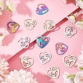 thumbnail image 6 of 24Pcs 3 Colors Girl Horse Pendants Hollow Heart Pendants Horsemanship Charms Stainless Steel Dangle Charms Gifts, 6 of 9