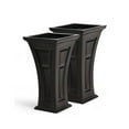 thumbnail image 3 of YIMBY Heritage Self Watering Tall Outdoor Garden Patio Planter Pot, (4 Pack), 3 of 7