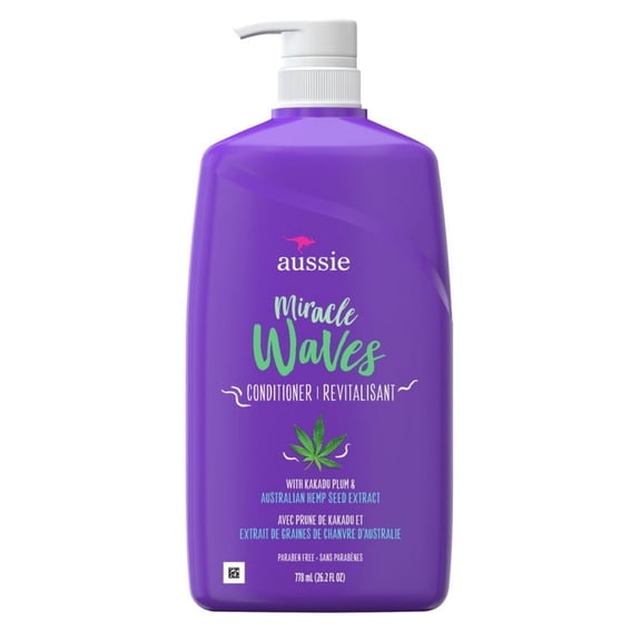 Aussie Conditioner Miracle Waves 26.2oz (Pack of 2)