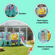 thumbnail image 3 of PLAYOUT KIDS | Juego Modular Infantil Sugar con Resbaladilla Túneles y Escaladores para Exterior e Interior 3.85m, 3 of 4