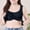 Black, variant on Pajamas Loungewear Large Size Back Strap Suspender Tank With Built In Chest Pad Supportive Inner Vest Sleeveless Top Comfortable Breathable Homewear Nightwear Sleepwear