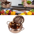 thumbnail image 4 of Kitchen Fryer, Frying Pot Non Stick Coating 3.4L Capacity Fryer Pot Anti Scalding Handle Kitchenware for Home Hotel Restaurant, 4 of 8